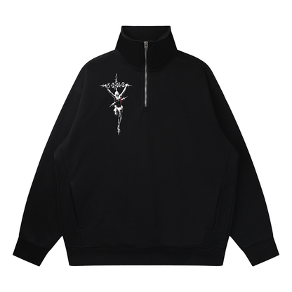 Adam & Eve Quarter-Zip - Black