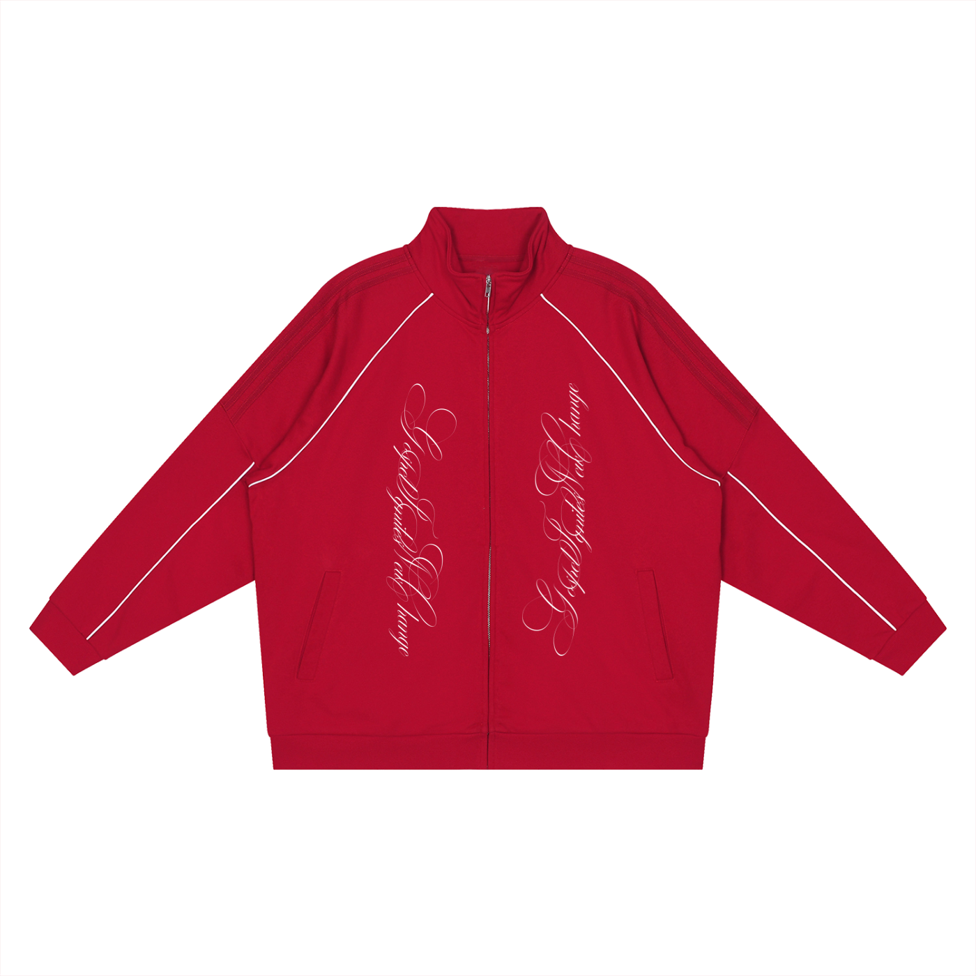 'Jesus Saves' Reflective Track Jacket